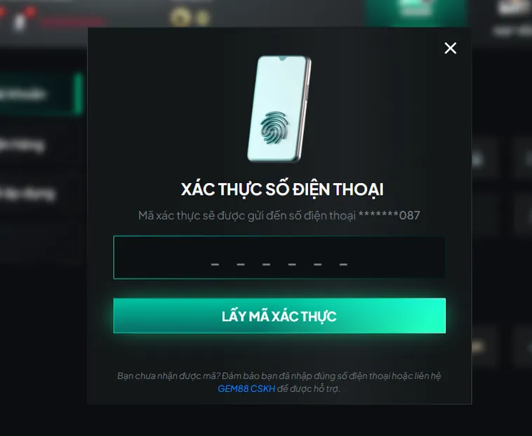 Bảo mật đa tầng tài khoản - bảo vệ dữ liệu người dùng tại cổng gem88.