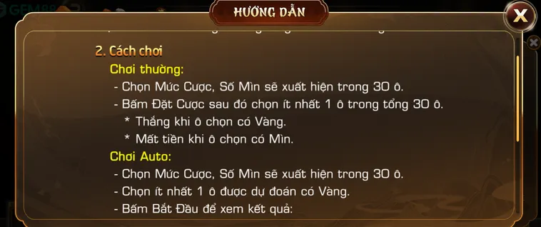 Game Nhanh Đào Vàng Tại Gem88 Hướng Dẫn Cách Chơi Và Chiến Thuật
