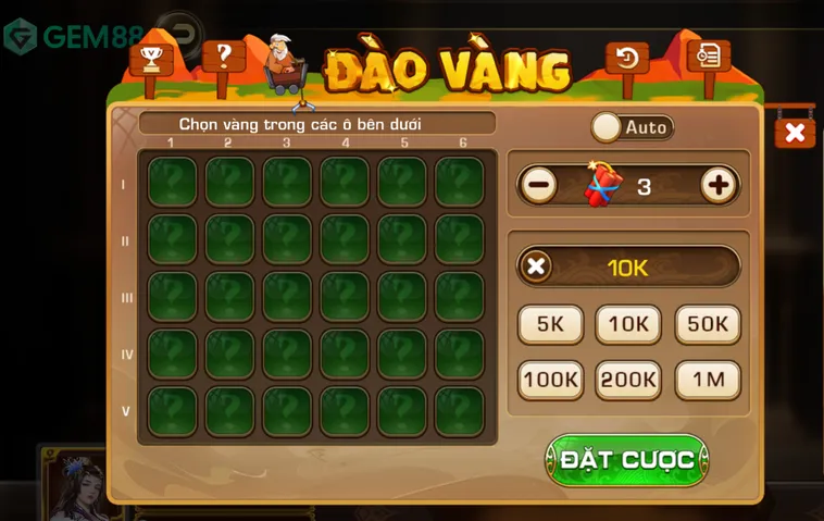 Game Nhanh Đào Vàng Tại Gem88 Hướng Dẫn Cách Chơi Và Chiến Thuật