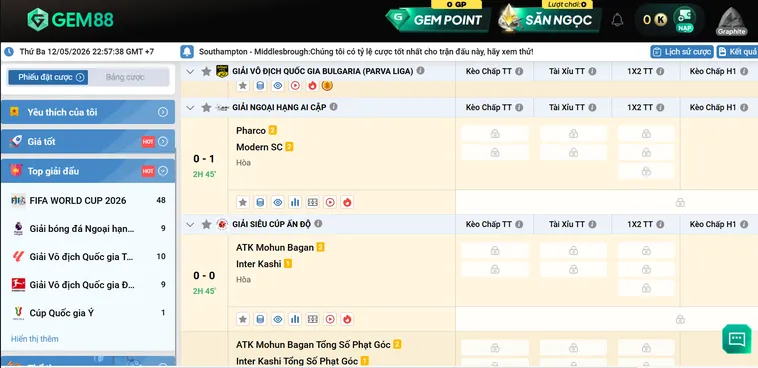Hướng Dẫn Cá Cược Thể Thao K Sports Tại Gem88 Dành Cho Người Chơi Mới
