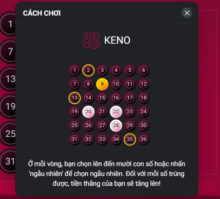 Hướng Dẫn Cách Chơi Keno X Tại Gem88 Trực Tuyến Đỉnh Cao Cho Người Chơi